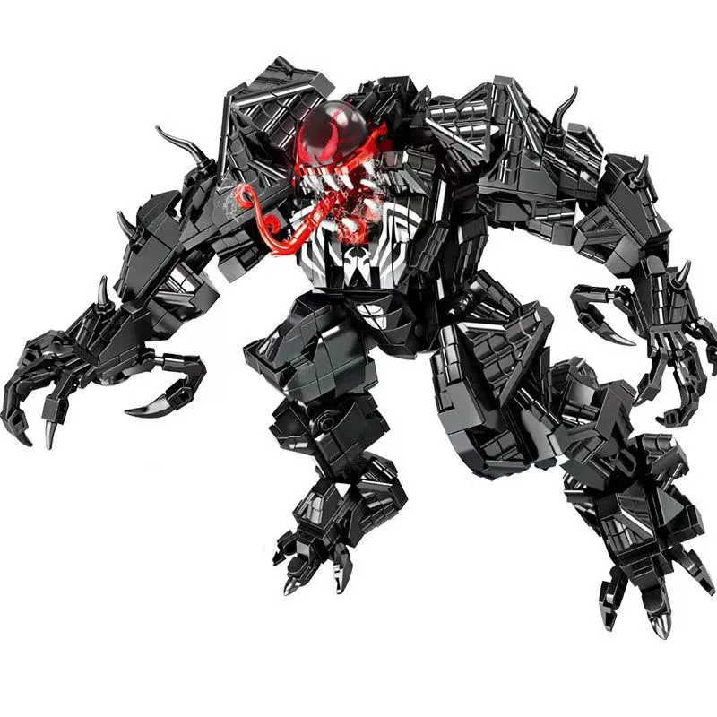 Action Figure Venom 25cm - Blocos de Montar - Cubo Nerd - O