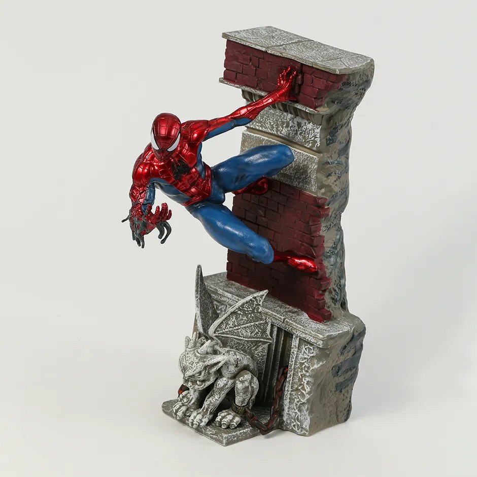 Estátua Homem Aranha simbionte - Marvel's Spider Man 2 - Cubo Nerd