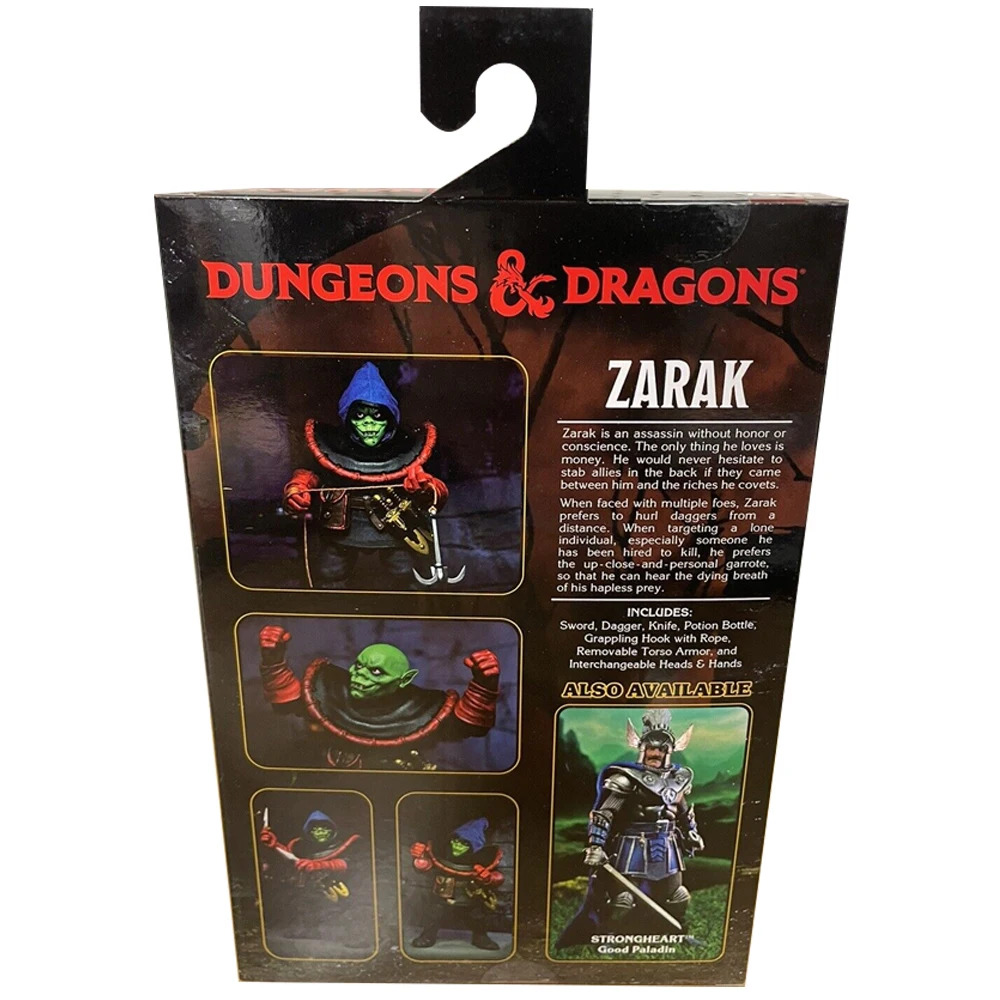 Action Figure Zarak Dungeons & Dragons - Neca - Cubo Nerd - O