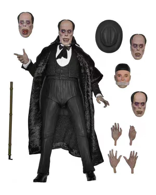 Action Figure O Fantasma da Ópera 1925 Ultimate - Neca Toys - Cubo