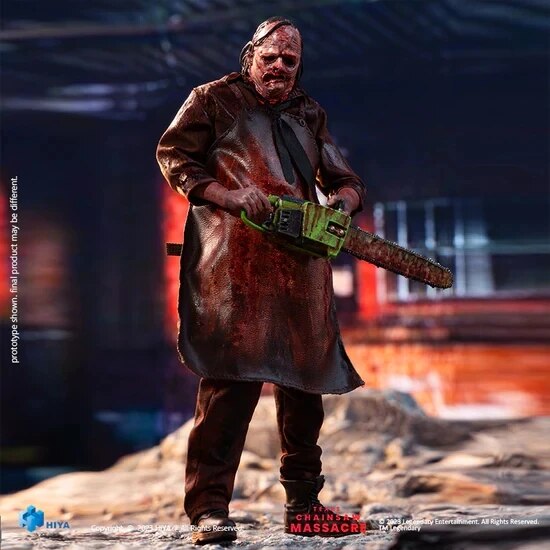 Action Figure Leatherface Slaughter Version - Hiya Toys - Cubo