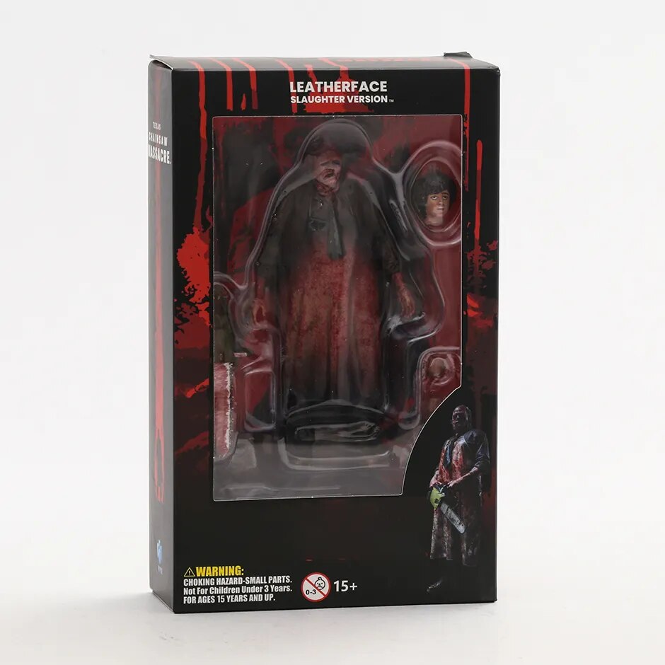 Action Figure Leatherface Slaughter Version - Hiya Toys - Cubo