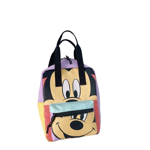 Mochila Escolar Bolsa Grande Mickey Disney Cubo Nerd O