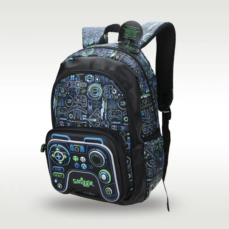 Mochila escolar GamerBag 3D Original Smiggle Cubo Nerd O universo geek em um clique