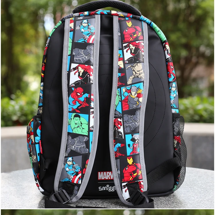 Mochila Escolar Marvel Heroes Original Smiggle Cubo Nerd O universo geek em um clique