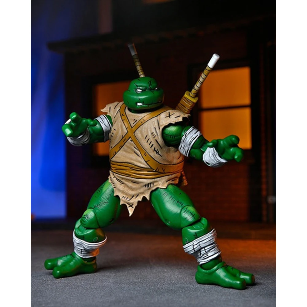 Action Figure Michelângelo The Wanderer TMNT - NECA - Cubo Nerd