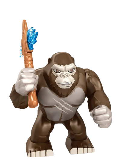 Blocos de Montar Kong O Herói de Skull Island - MOC - Cubo Nerd
