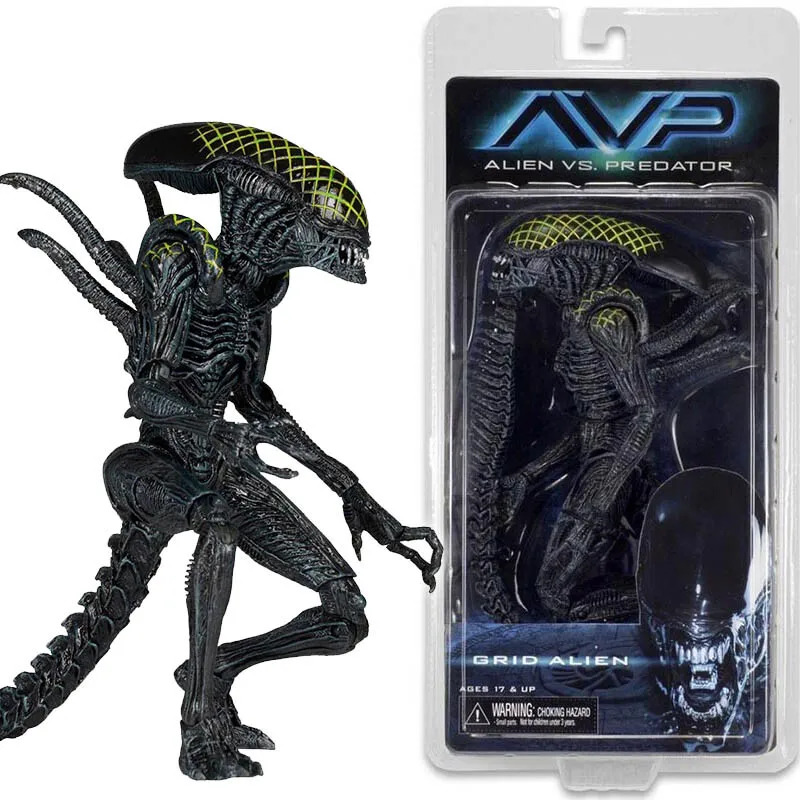 Action Figure Grid Alien Neca - Alien Vs Predator - Cubo Nerd - O