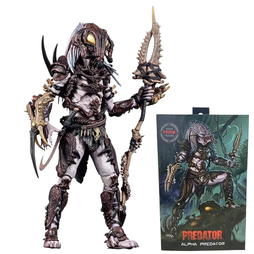 Action Figure Alpha Predator 100th Edition Predador - NECA - Cubo
