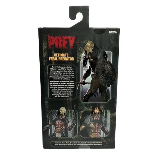 Action Figure Prey Ultimate Feral Predator - NECA - Cubo Nerd - O