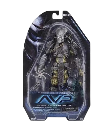 Action Figure Masked Scar Predator - NECA - Cubo Nerd - O
