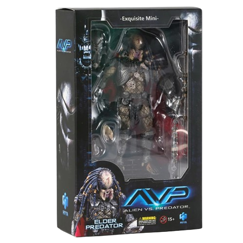 Action Figure Predador Elder Predator - Hiya Toys - Cubo