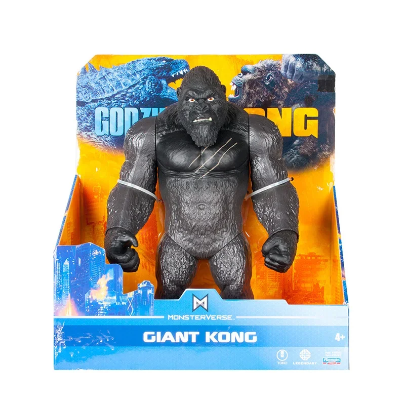 Boneco Giant Kong - Godzilla Vs Kong Playmates - Cubo Nerd - O