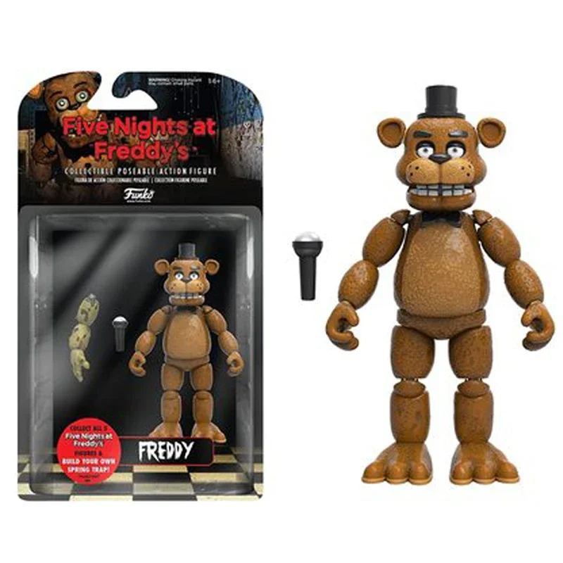 Action Figure Freddy - Five Nights at Freddy's - Cubo Nerd - O