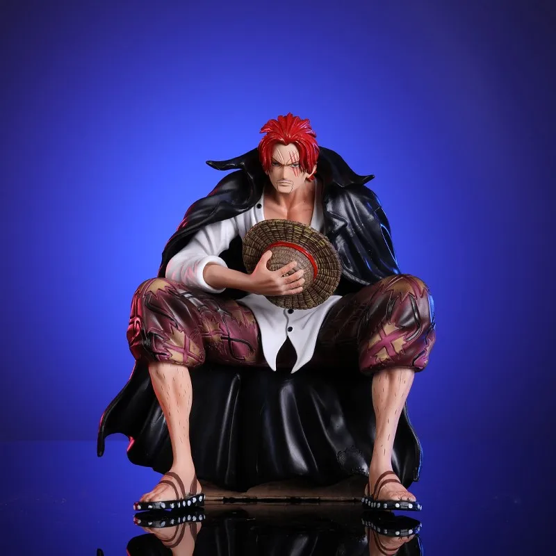 Estátua Shanks o Ruivo Seated - One Piece - Cubo Nerd - O universo