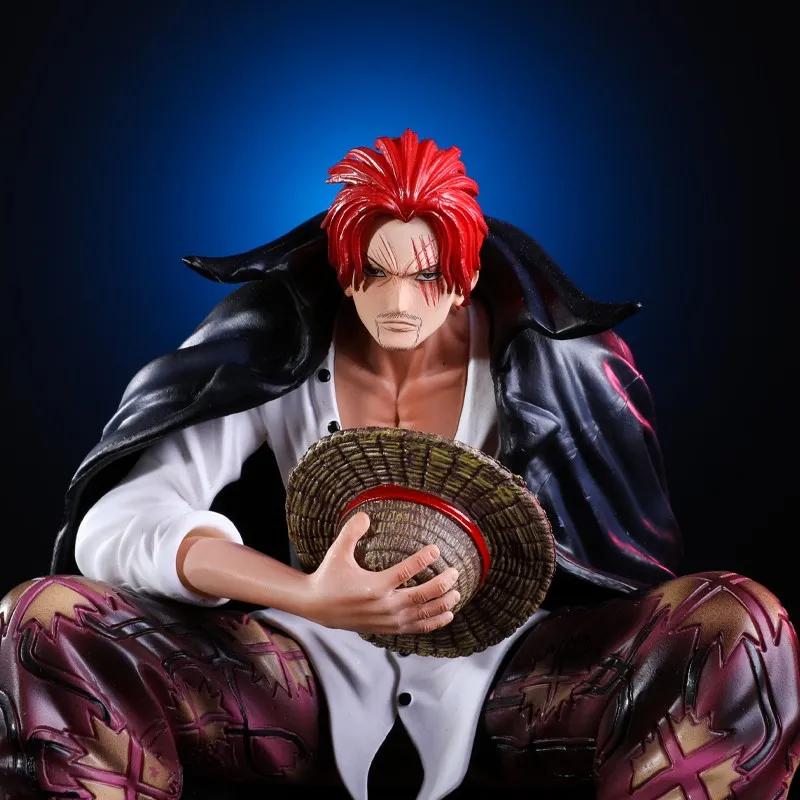 Estátua Shanks o Ruivo Seated - One Piece - Cubo Nerd - O universo