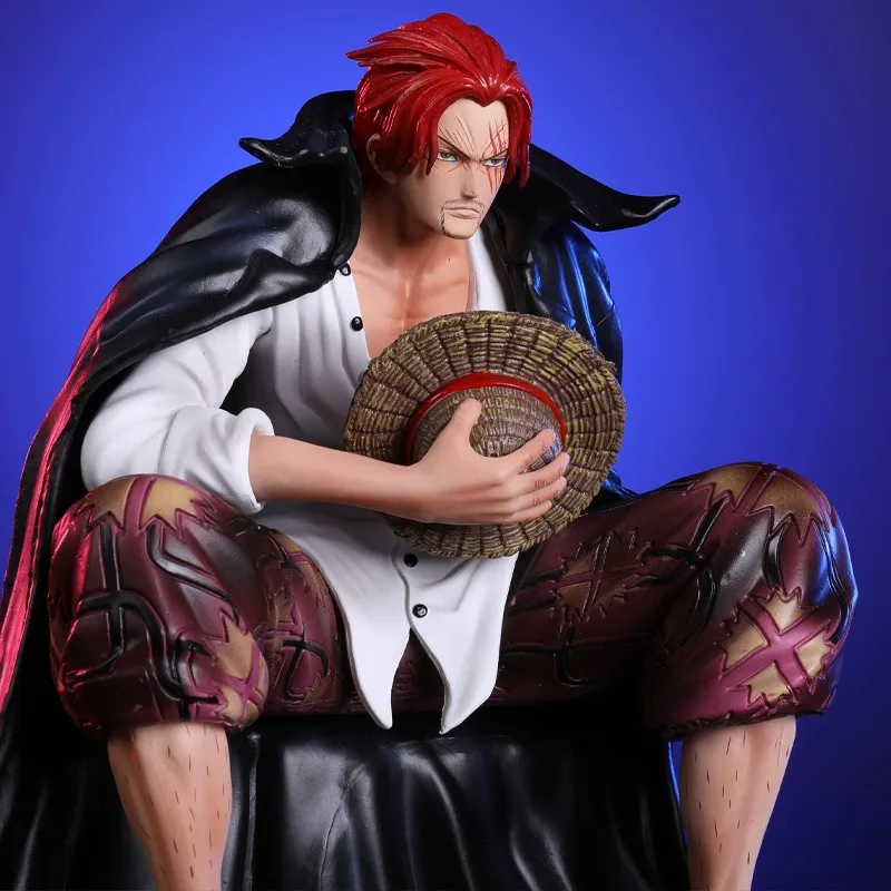 Estátua Shanks o Ruivo Seated - One Piece - Cubo Nerd - O universo