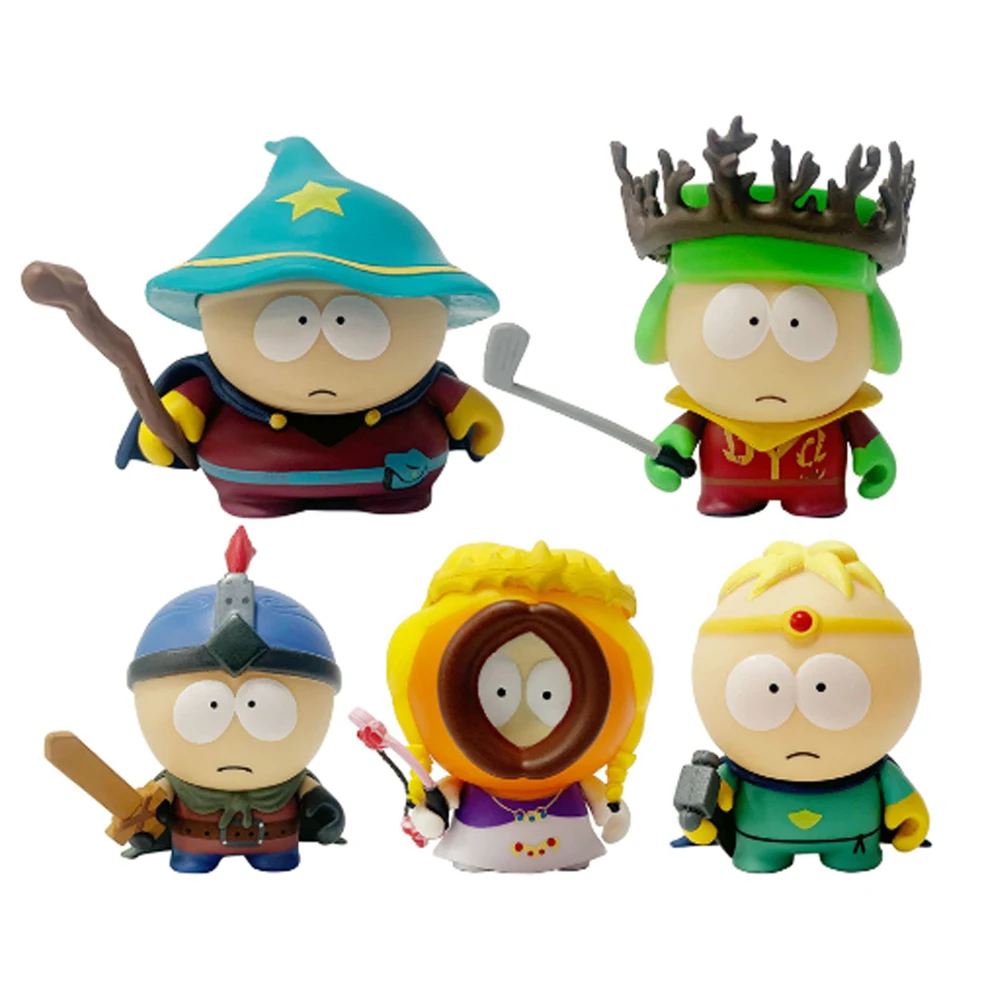 Kit 5 Figures South Park Geração 2 - Comedy Central - Cubo Nerd