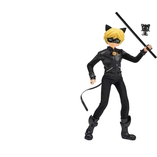 Figure Boneco Cat Noir Miraculous 30CM - Original Playmates - Cubo