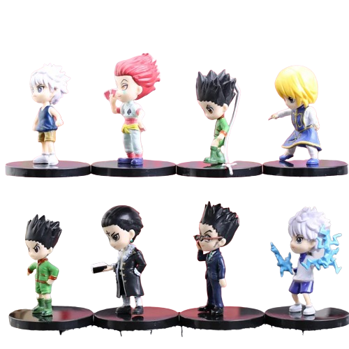 HUNTER×HUNTER フィギュアセット Kit 8 Figures Hunter x Hunter - Animes - Cubo Nerd - O universo
