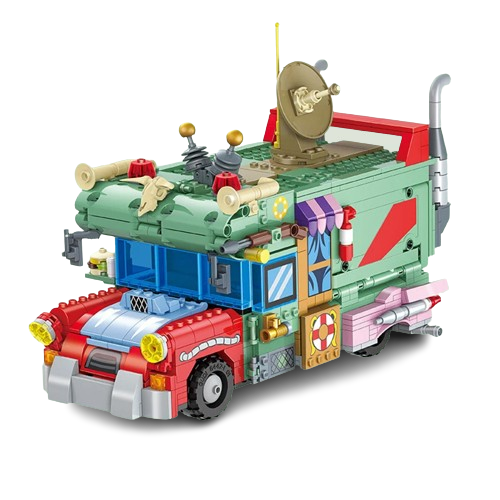 Van Crazy Dave Plants Vs Zombies - Blocos de Montar - Cubo Nerd