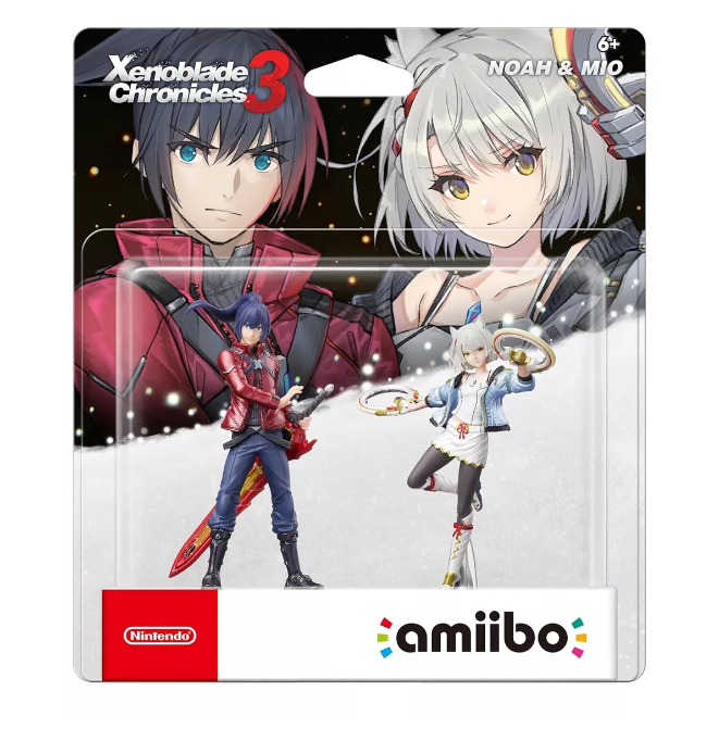 Amiibo Pack Noah e Mio - Xenoblade 3 - Cubo Nerd - O universo geek