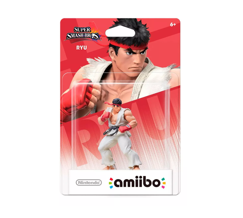 amiibo リュウ Amiibo Ryu Street Fighter - Super Smash Bros - Cubo Nerd - O