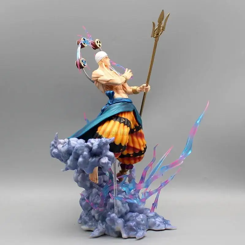 V TWELVE NEON ONE-PIECE ネイビー サイズ0 Estátua Deus Enel 33cm Com LED's - One Piece - Cubo Nerd - O