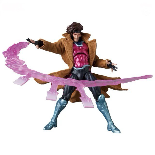 Action Figure Gambit X-Men - MAFEX 131 Medicom Original - Cubo