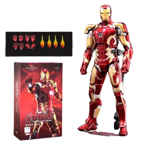 Action Figure Iron Man Mark 43 - Marvel - Cubo Nerd - O universo