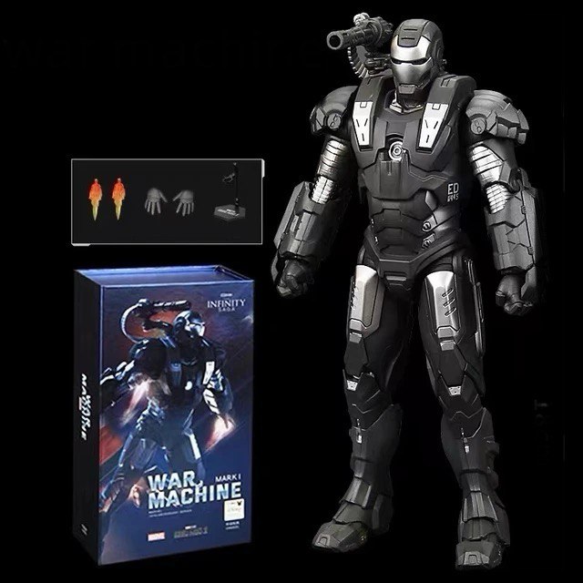 WAR MACHINE 1/6スケールフィギュア Action Figure War Machine - Marvel - Cubo Nerd - O universo geek