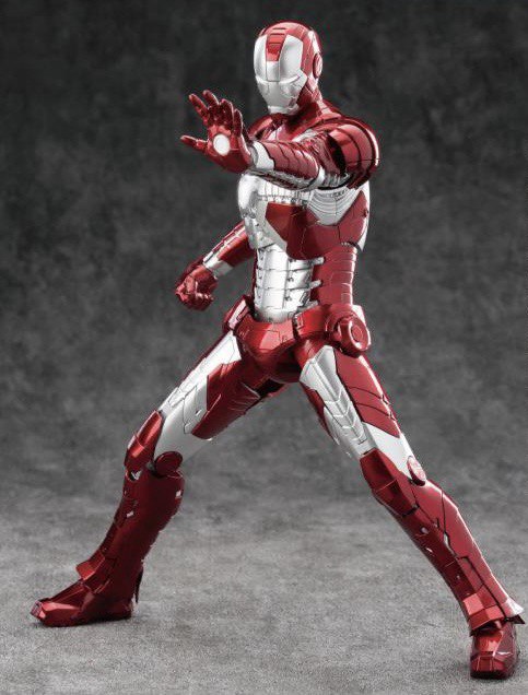 Action Figure Iron Man Mark V - Marvel - Cubo Nerd - O universo