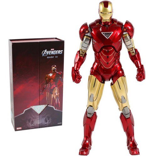 Action Figure Iron Man Mark VI - Marvel - Cubo Nerd - O universo