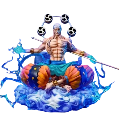 Estátua Deus Enel Two Heads - One Piece - Cubo Nerd - O universo