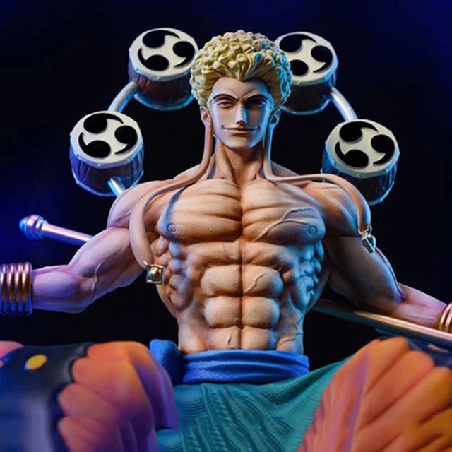 Estátua Deus Enel Two Heads - One Piece - Cubo Nerd - O universo
