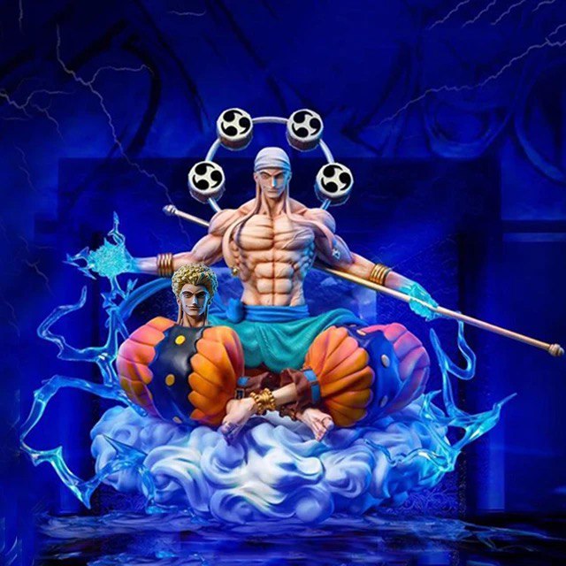 Estátua Deus Enel Two Heads - One Piece - Cubo Nerd - O universo