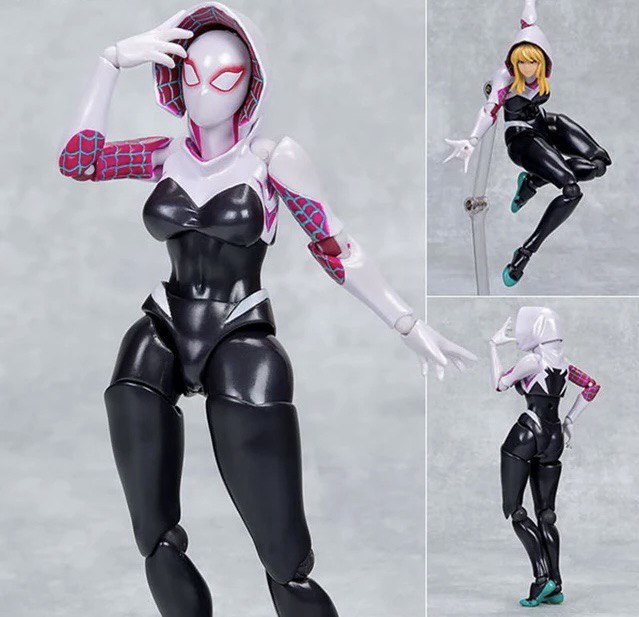 Action Figure Spider Gwen Amazing Yamaguchi - Original Revoltech