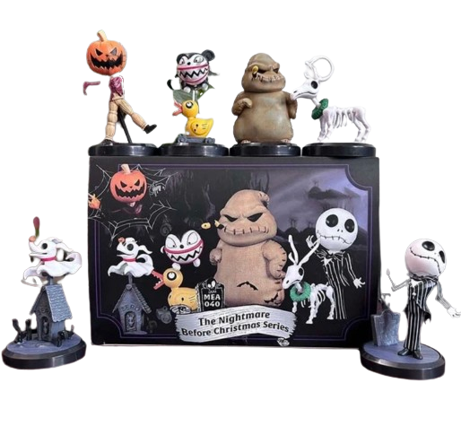 Pack 6 mini figures O Estranho Mundo de Jack - Cubo Nerd - O