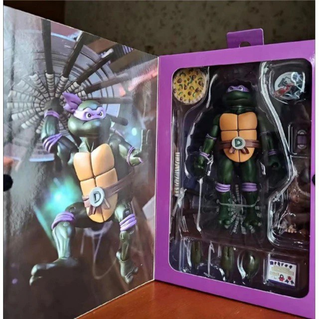 Figure Donatello Does Machines TMNT - Original NECA - Cubo Nerd