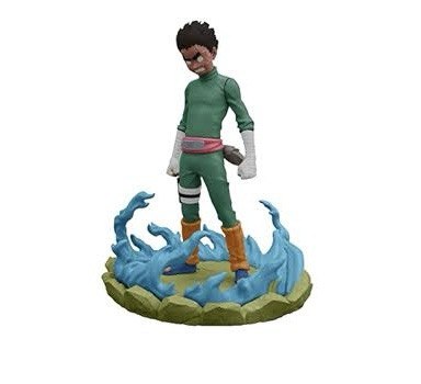 Ron Lee 　重量挙げ　グーフィー　フィギュア Figure Rock Lee Memorable Saga Naruto Shippuden - Banpresto - Cubo