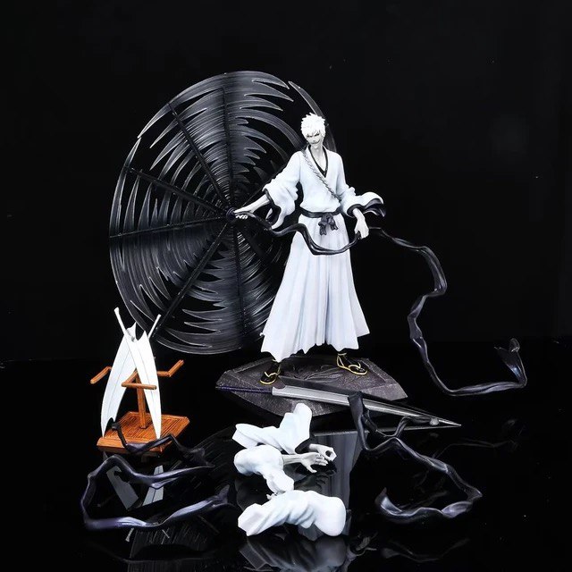 Estátua Ichigo Kurosaki Zangetsu 33Cm - Bleach - Cubo Nerd - O