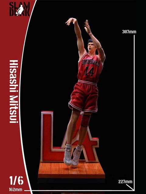 Diorama Hisashi Mitsui 38cm Slam Dunk - Animes - Cubo Nerd - O