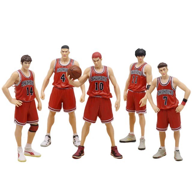 SLAM DUNK フィギュア Pack 5 Figures Slam Dunk 17cm - Animes - Cubo Nerd - O universo