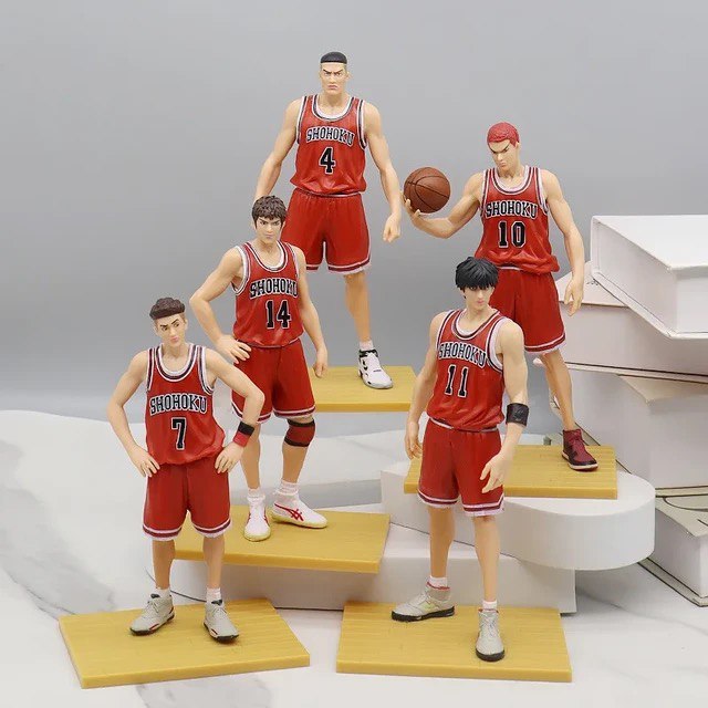 Pack 5 Figures Slam Dunk 17cm - Animes - Cubo Nerd - O universo