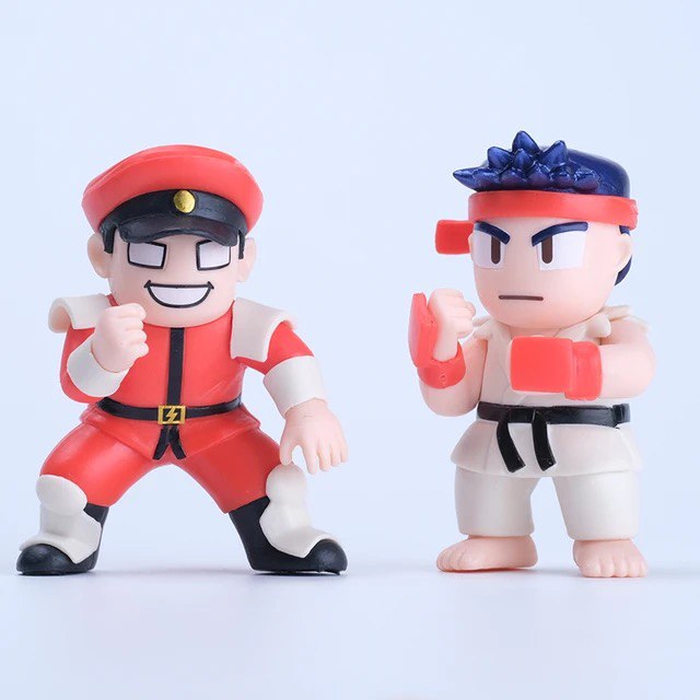 Pack 6 Mini Figures Street Fighter - Games - Cubo Nerd - O