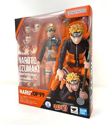 Action Figure Naruto Uzumaki Narutop99 Series - Bandai - Cubo Nerd