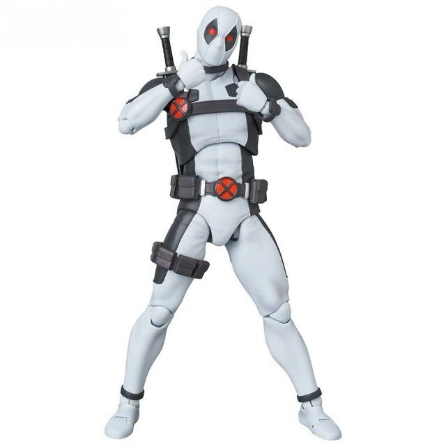 MAFEX　デッドプール (X-FORCE Ver.) Action Figure Deadpool X-Force Marvel - Original MAFEX - Cubo Nerd
