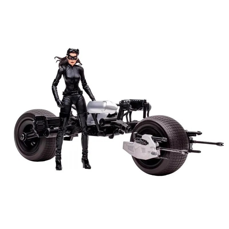 DC Multiverse キャットウーマン & バットポット Figure Catwoman e Batpod Dc Comics - McFarlane Toys - Cubo