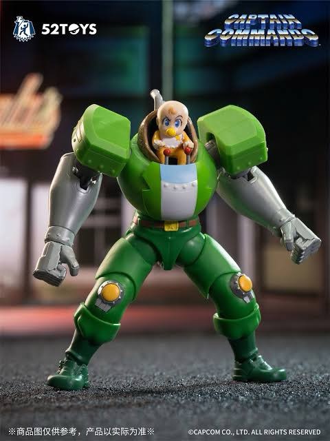 Action Figure Hoover Babby Head Capitão Comando Capcom - Original