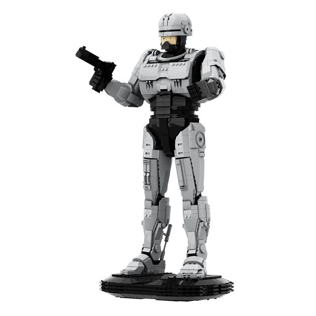 Robocop Figure 53cm - Blocos de Montar MOC - Cubo Nerd - O
